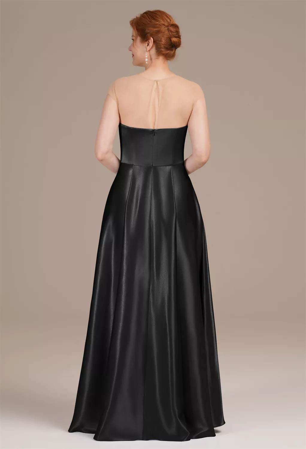 AW Theodosia Black Metallic  Mother of the Bride Dresses